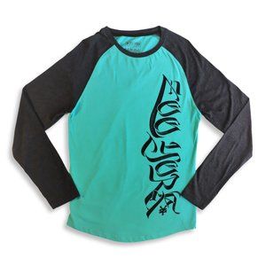 Zoo York Mens T Shirt Long Sleeves Size M Raglan